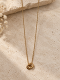 Interlocking Circle Pendant Necklace