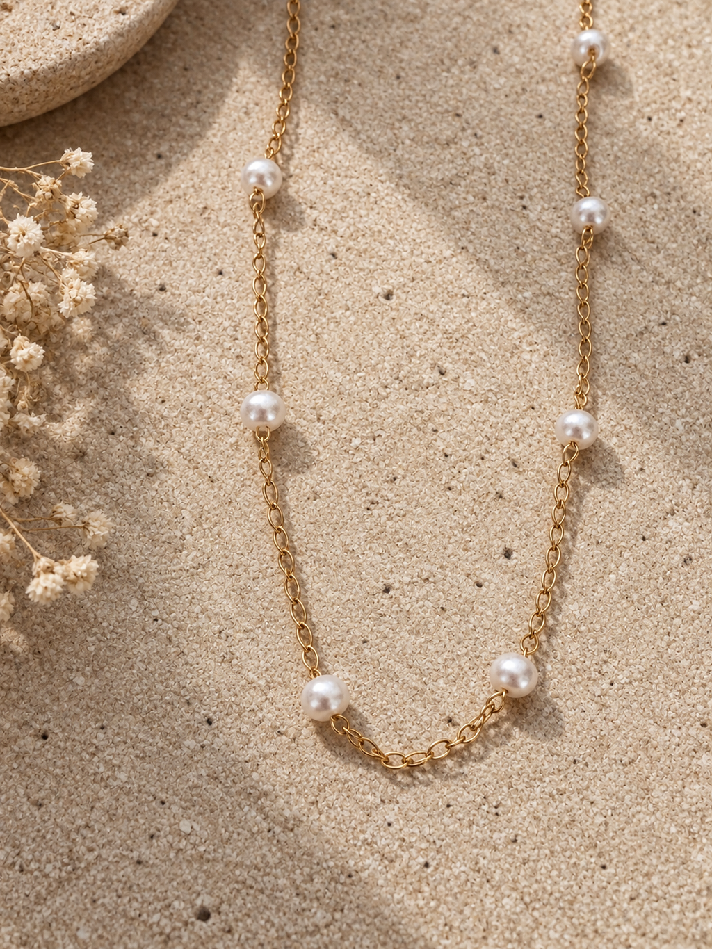 Pearl Satellite Necklace
