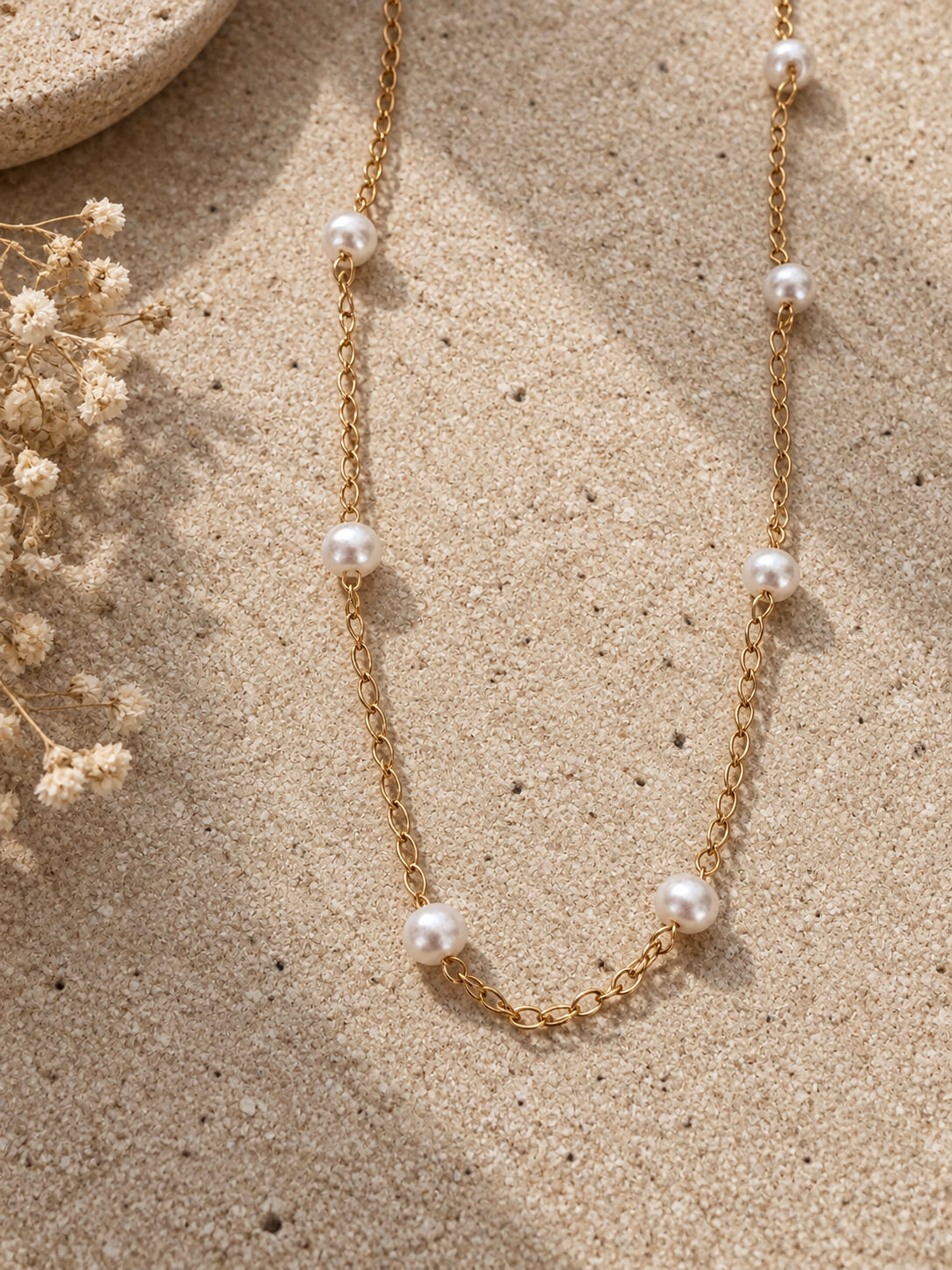 Pearl Satellite Necklace
