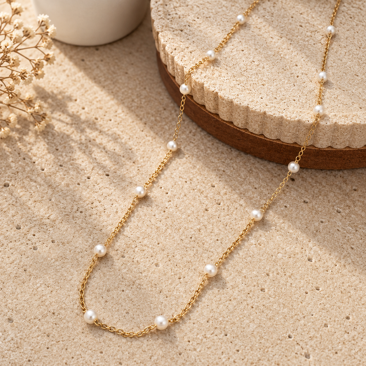Pearl Satellite Necklace