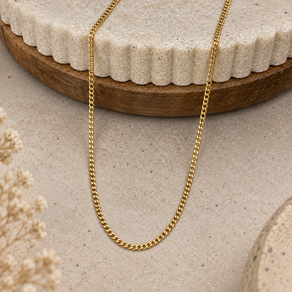 Classic Curb Chain Necklace