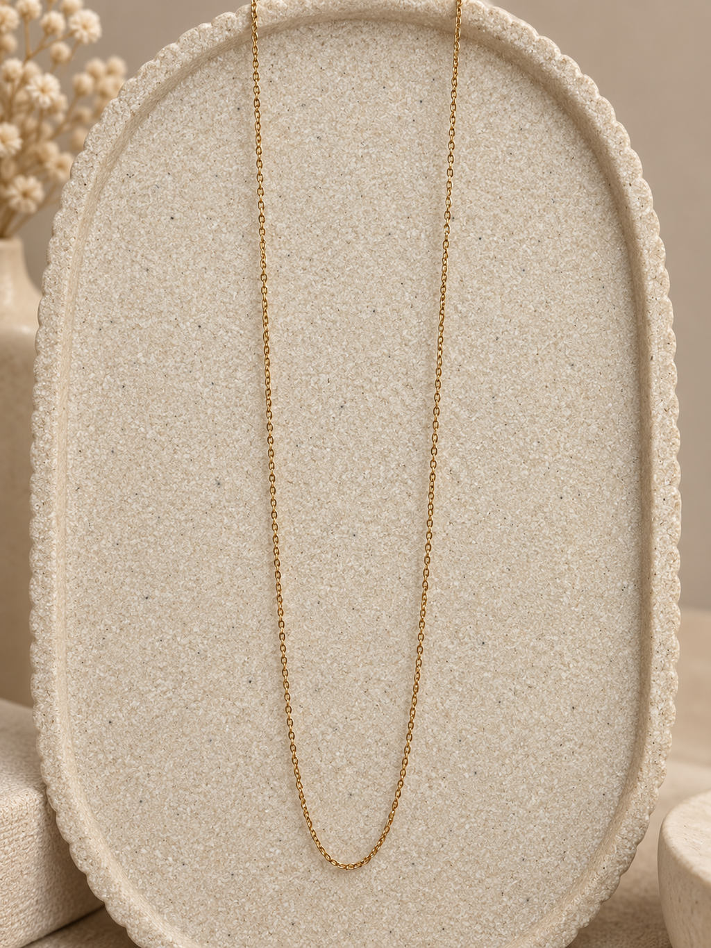 Fine Cross Chain Necklace