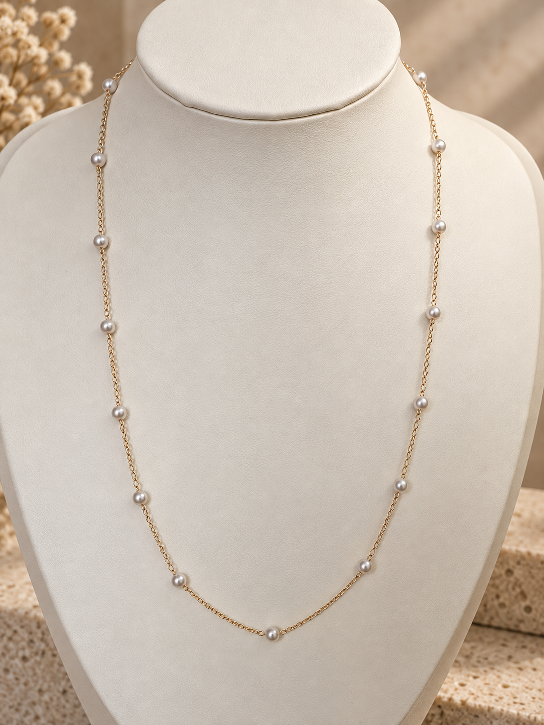 Pearl Satellite Necklace
