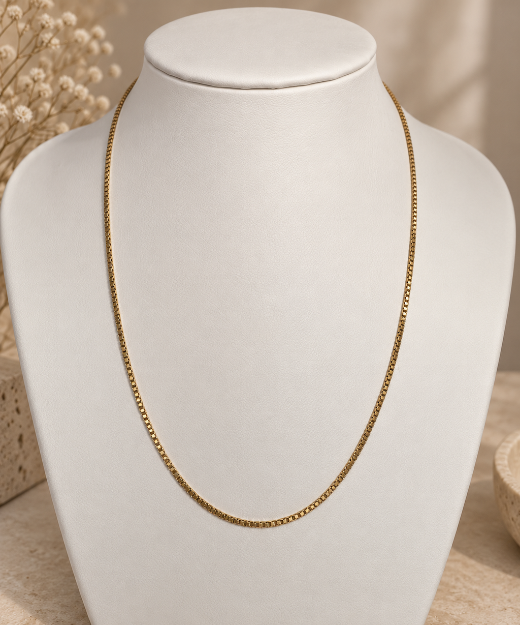 Fine Box Chain Necklace