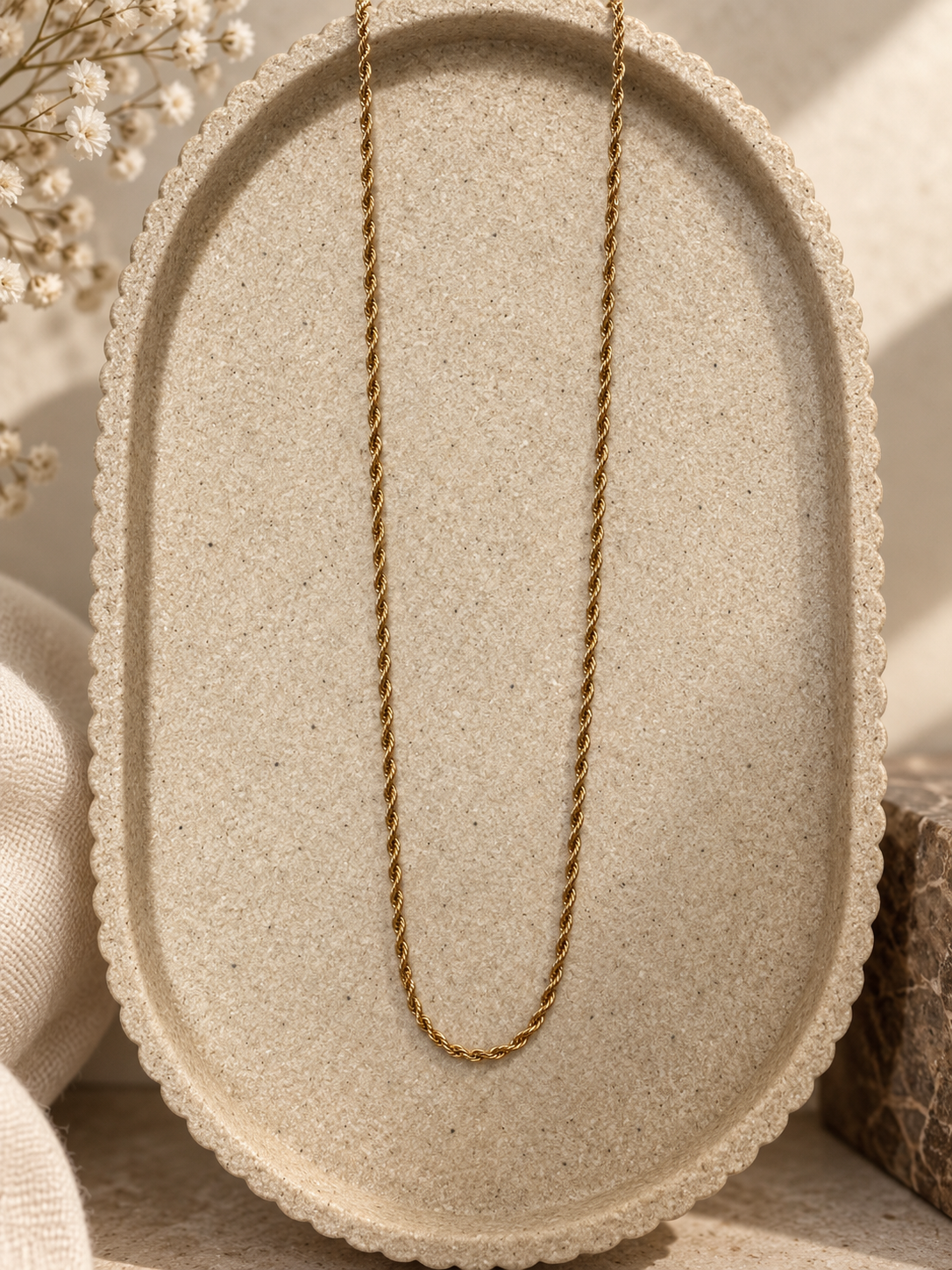 Classic Twisted Chain Necklace