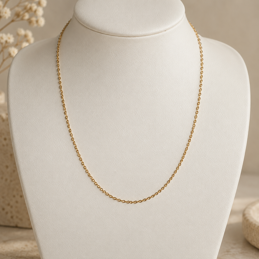 Fine Cross Chain Necklace