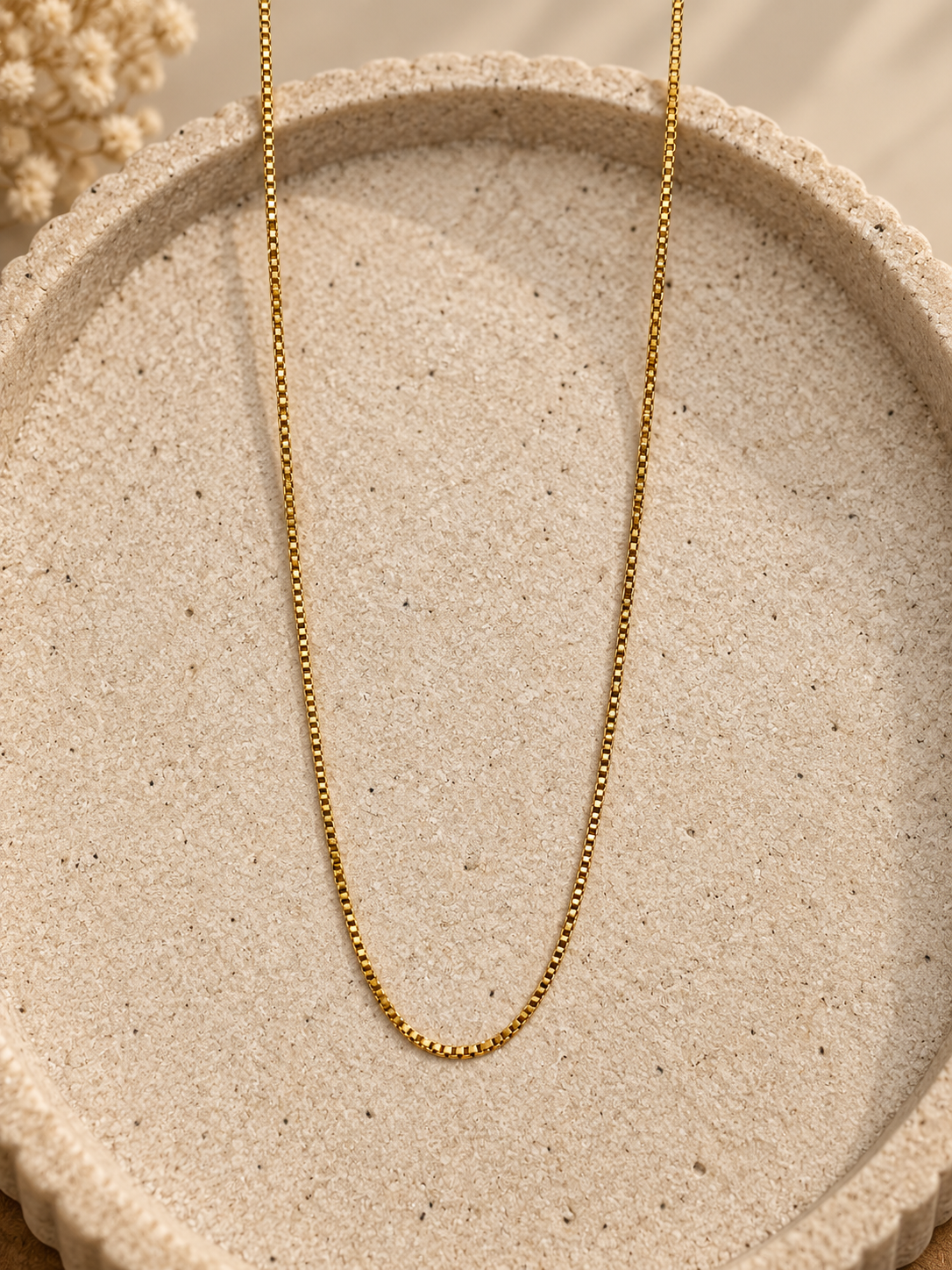 Fine Box Chain Necklace