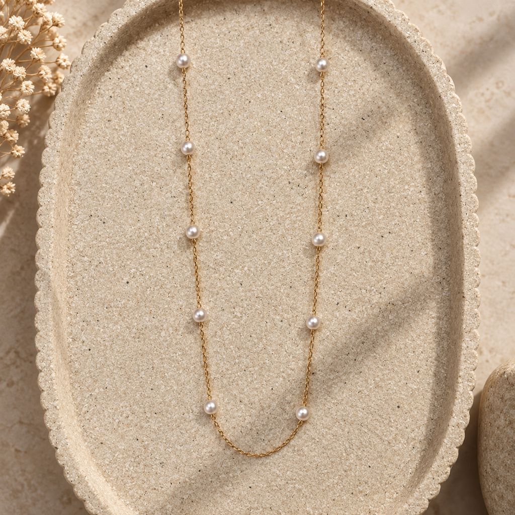 Pearl Satellite Necklace