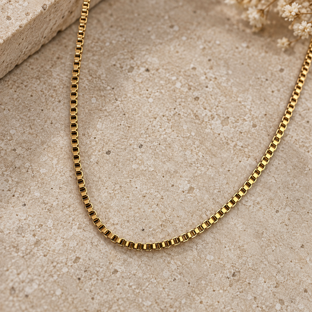 Fine Box Chain Necklace