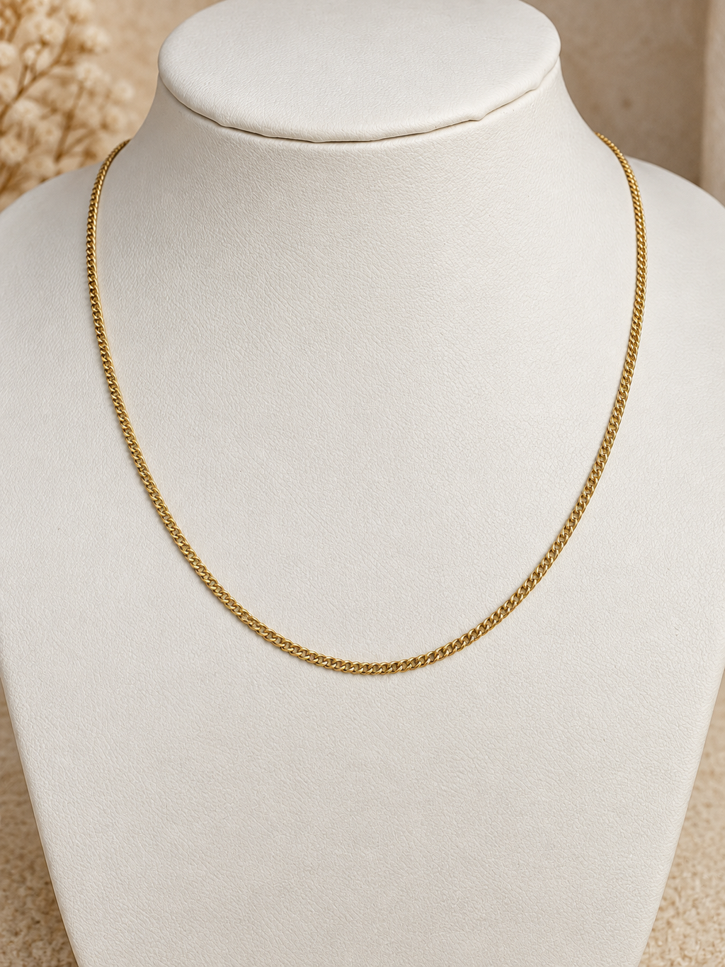Classic Curb Chain Necklace