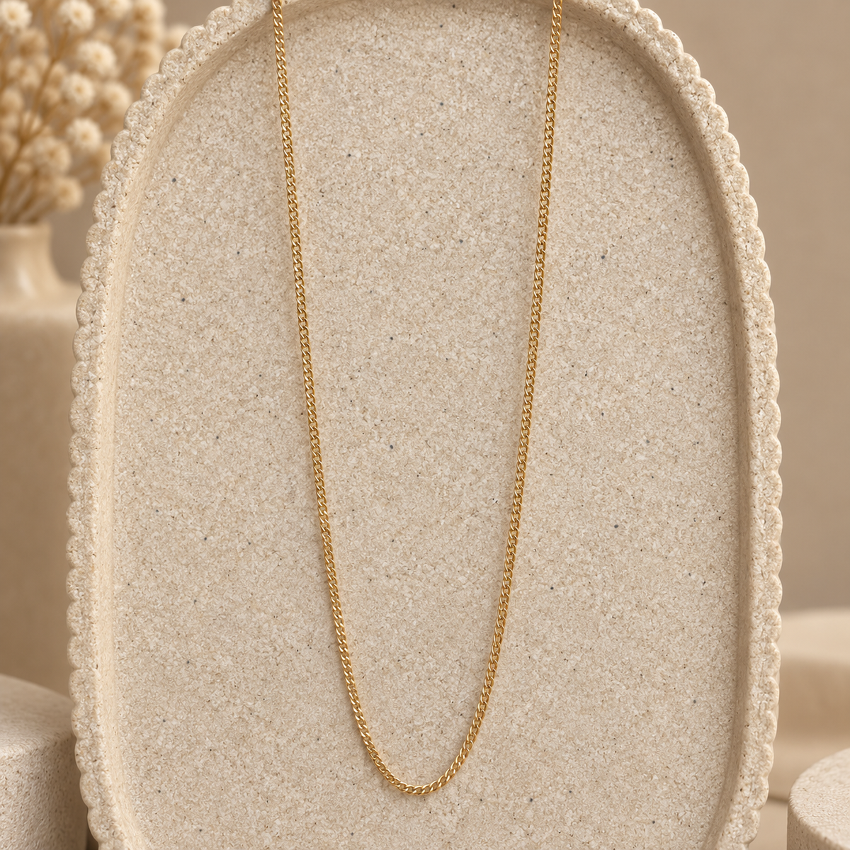 Classic Curb Chain Necklace