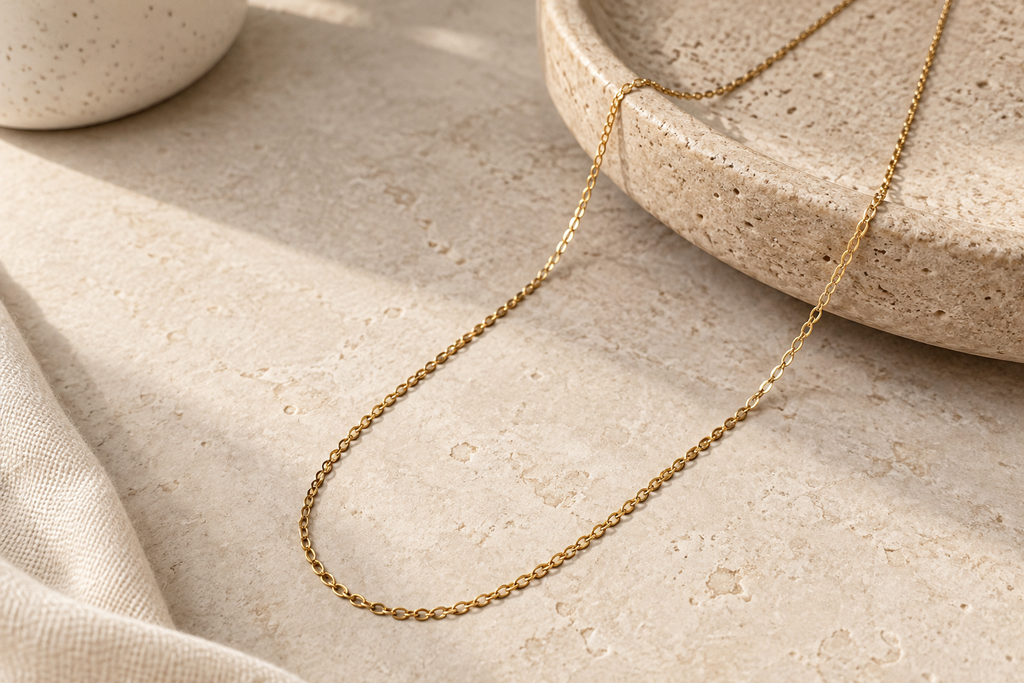Fine Cross Chain Necklace