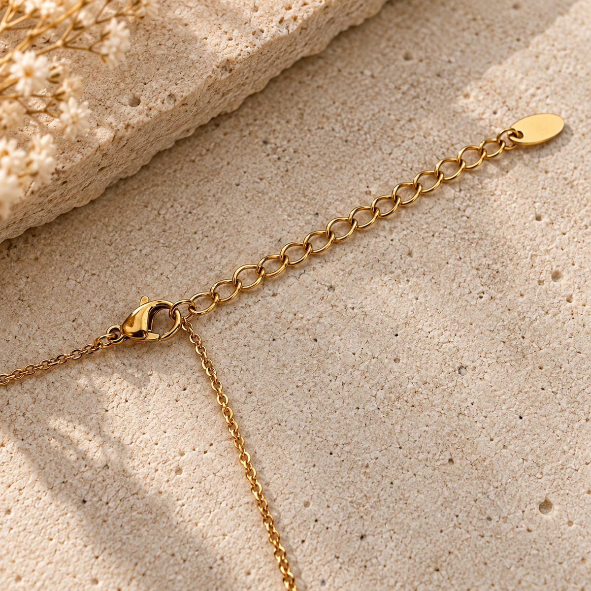 Geometric Satellite Necklace